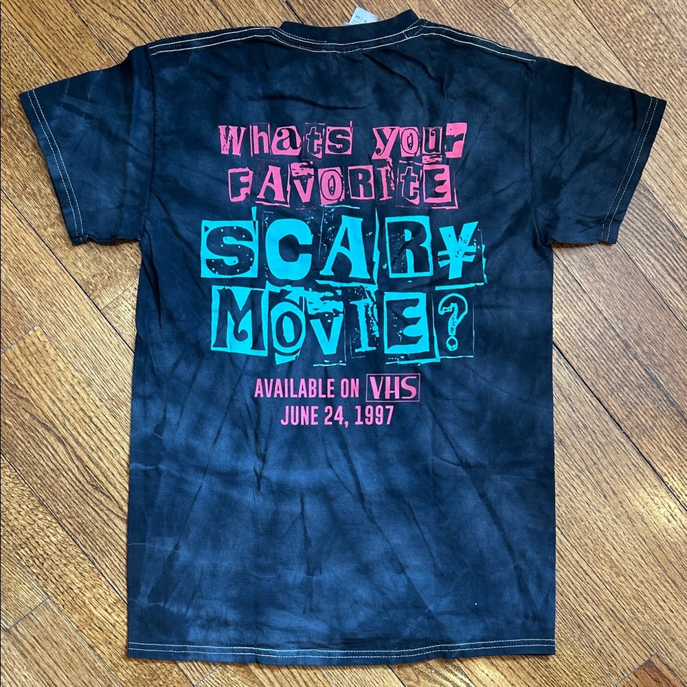 Scream (1996) Tie-Dye Black/Grey Graphic T-Shirt - NWOT, Unisex Small - Picture 6 of 11